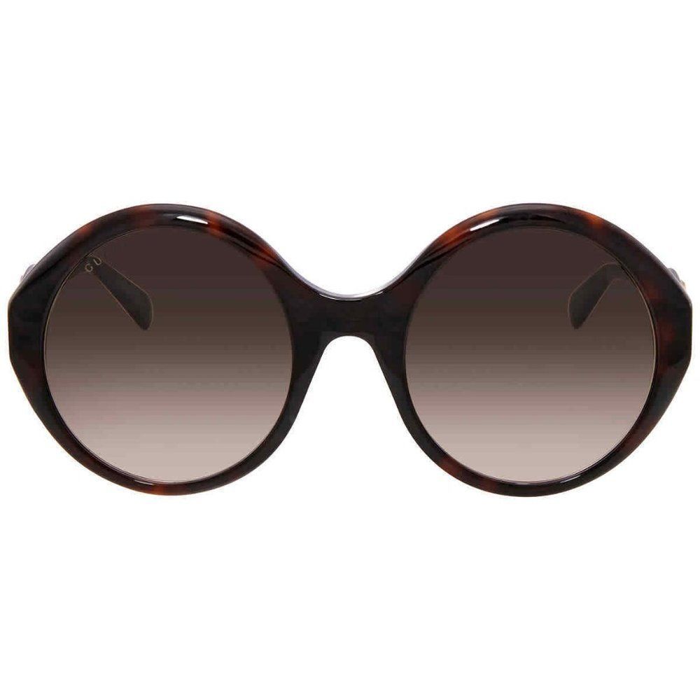 NEW Gucci Brown Gradient Round Women's Sunglasses - Picture 2 of 4
